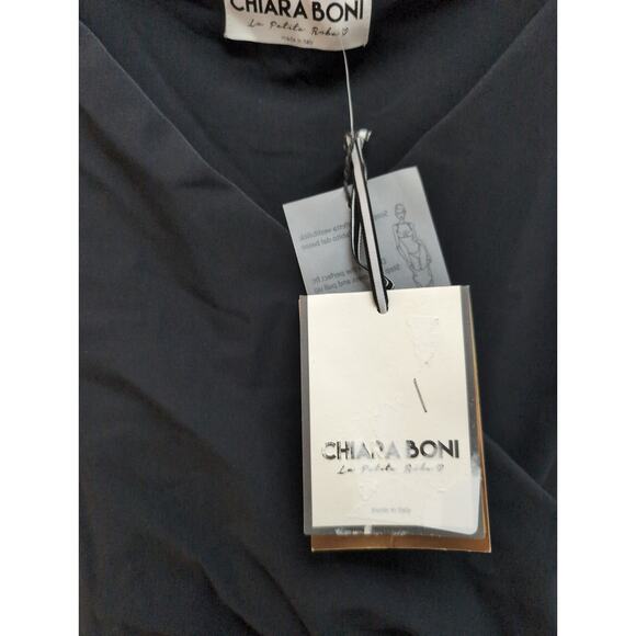 NWT Chiara Boni La Petite Robe
Zalfa Ruched Gown  Black size 10 - Picture 7 of 9